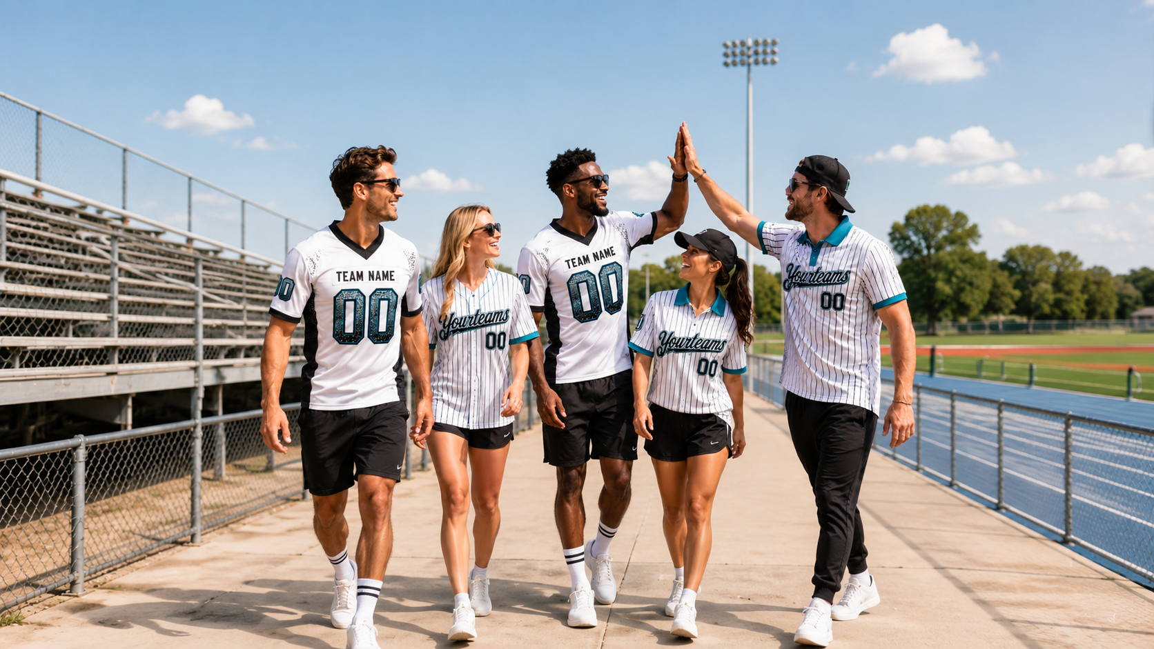 Custom sports team apparel